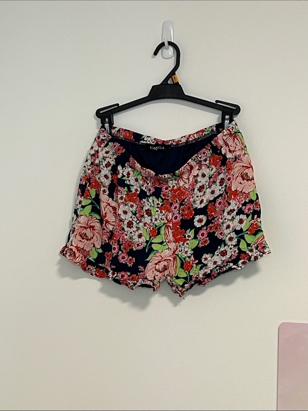 Varga Floral Bloomer Shorts - Navy, Pink, Green M